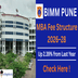 BIMM Pune Releases MBA Fee Structure for 2026–28 Batch; Up 2.39% from Last Year